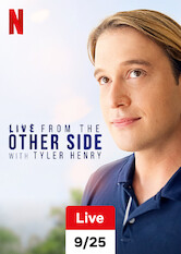 Kliknij by uzyskać więcej informacji | Netflix: Live from the Other Side with Tyler Henry / Tyler Henry i rozmówcy z zaświatów | Światowej sławy medium Tyler Henry oferuje celebrytom nadzieję, uzdrowienie i odpowiedzi na dręczące ich pytania. Cotygodniowe wydarzenie na żywo w języku angielskim.